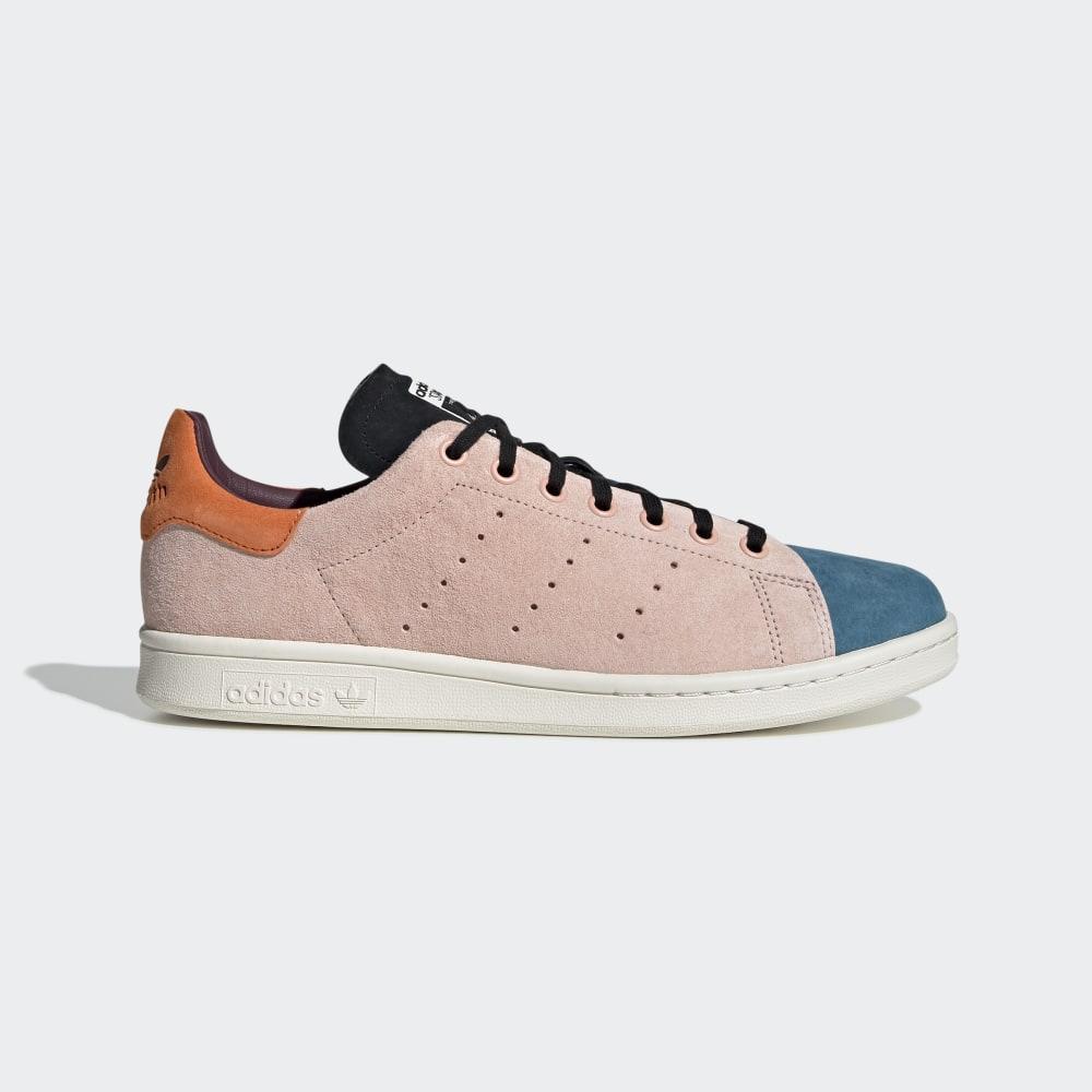 Adidas Men's Stan Smith Recon Originals Shoes Pink/Grey/Blue Ireland EF4974